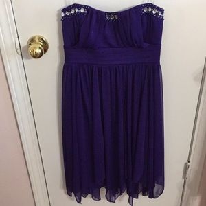 NWT dark purple homecoming/party dress